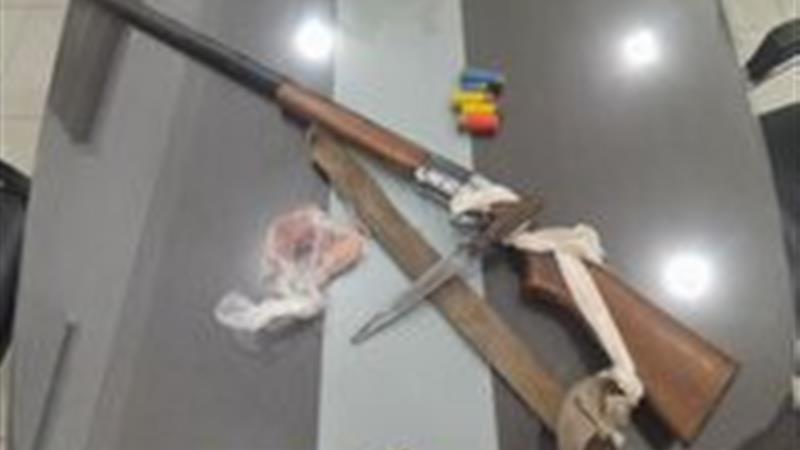 شکارچی متخلف در شهرستان بهاباد در چنگال قانون افتاد