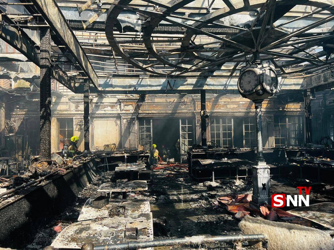 آتش سوزی یک رستوران در شهرک غرب