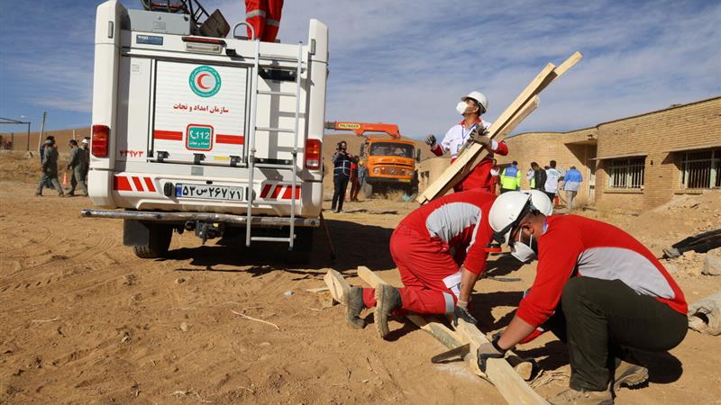 تمرین میدانی زلزله و تخلیه اضطراری در مدارس بجنورد اجرا شد