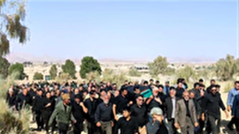 تشییع پیکر پدر شهید دهجو در خوسف