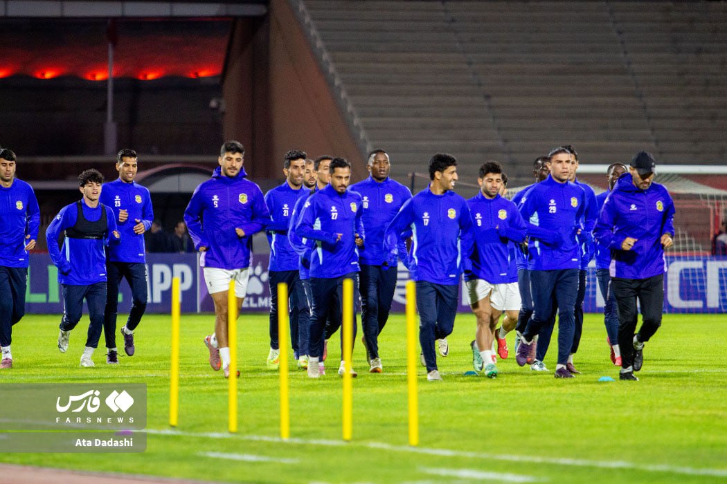 تمرین تیم‌های تراکتور و الشرطه عراق 