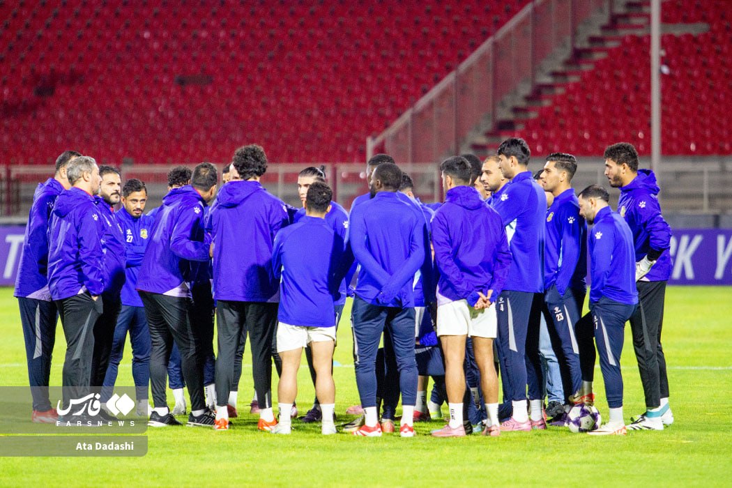 تمرین تیم‌های تراکتور و الشرطه عراق 