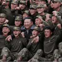 کیم از ویژه‌ترین واحد ارتش کره شمالی بازدید کرد