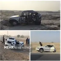 تصادف زنجیره‌ای در محور کاکی - خورموج با ۷ مصدوم