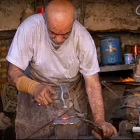 صنعت کهن آهنگری دزفول در قاب تصویر