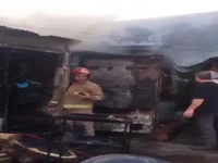 آتش‌سوزی در کارگاه شارژ سیلندر گاز مایع در مسعودیه تهران