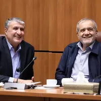 عکس/حضور رئیس‌جمهور در سازمان انرژی اتمی