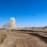 مانور پهپادی یگان سجیل با حضور فرمانده کل سپاه