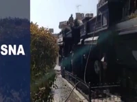 تصاویری از محل آتش‌سوزی رستوران دوطبقه شهرک غرب در تهران