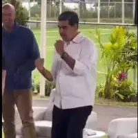 مادورو رقص معروف ترامپ را تقلید کرد