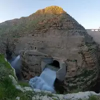 حجم ذخیره آب سد کوثر گچساران ۲۳ درصد کاهش یافت