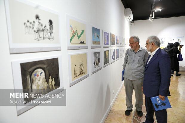 کاریکاتورهای برتر همدان در رقابت «کدخدای باد» معرفی می‌شوند