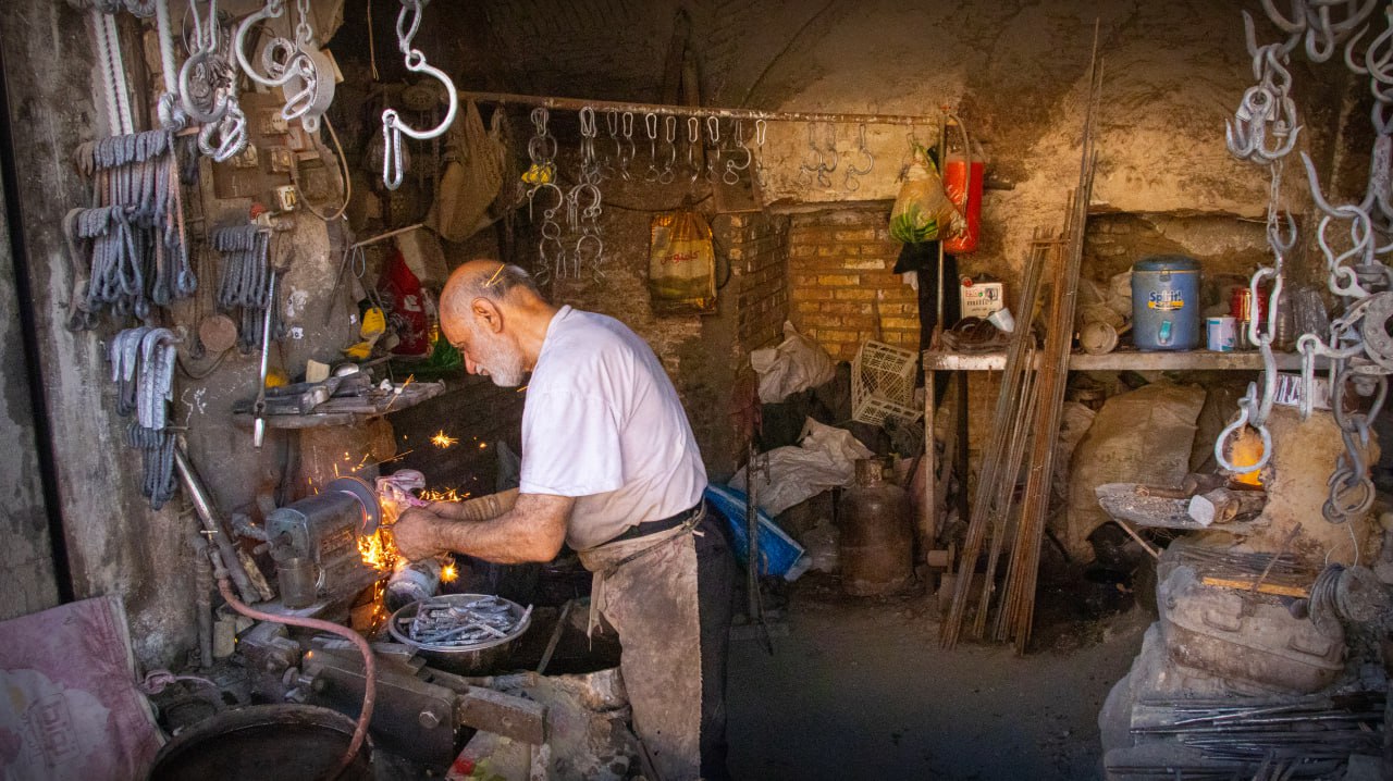 صنعت کهن آهنگری دزفول در قاب تصویر