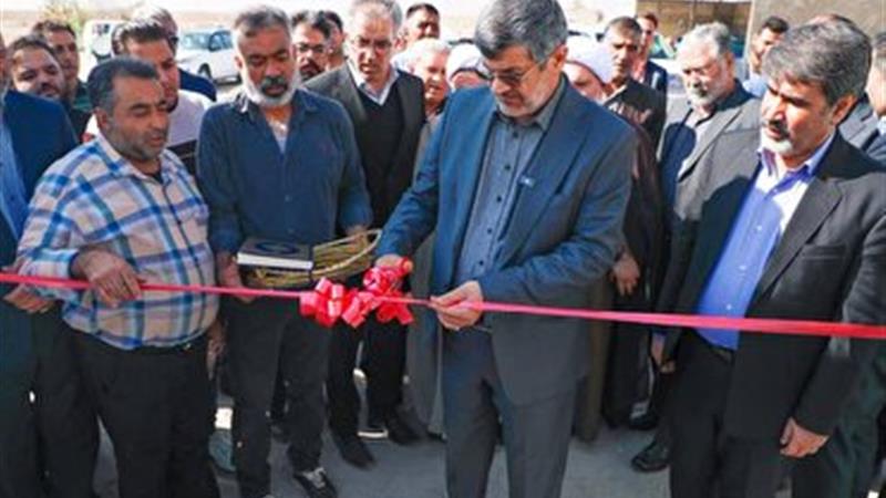 افتتاح طرحهای عمرانی و صنعتی در سفر یکروزه استاندار یزد به ابرکوه