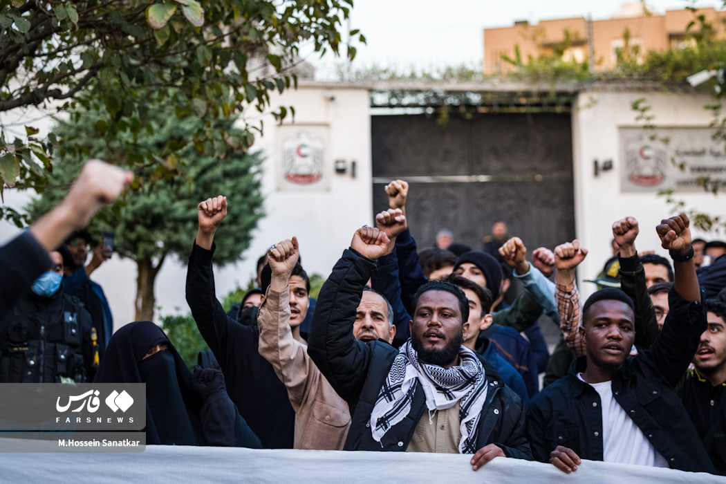 تجمع مردی دانشجویی بوی خون غزه تاسودان