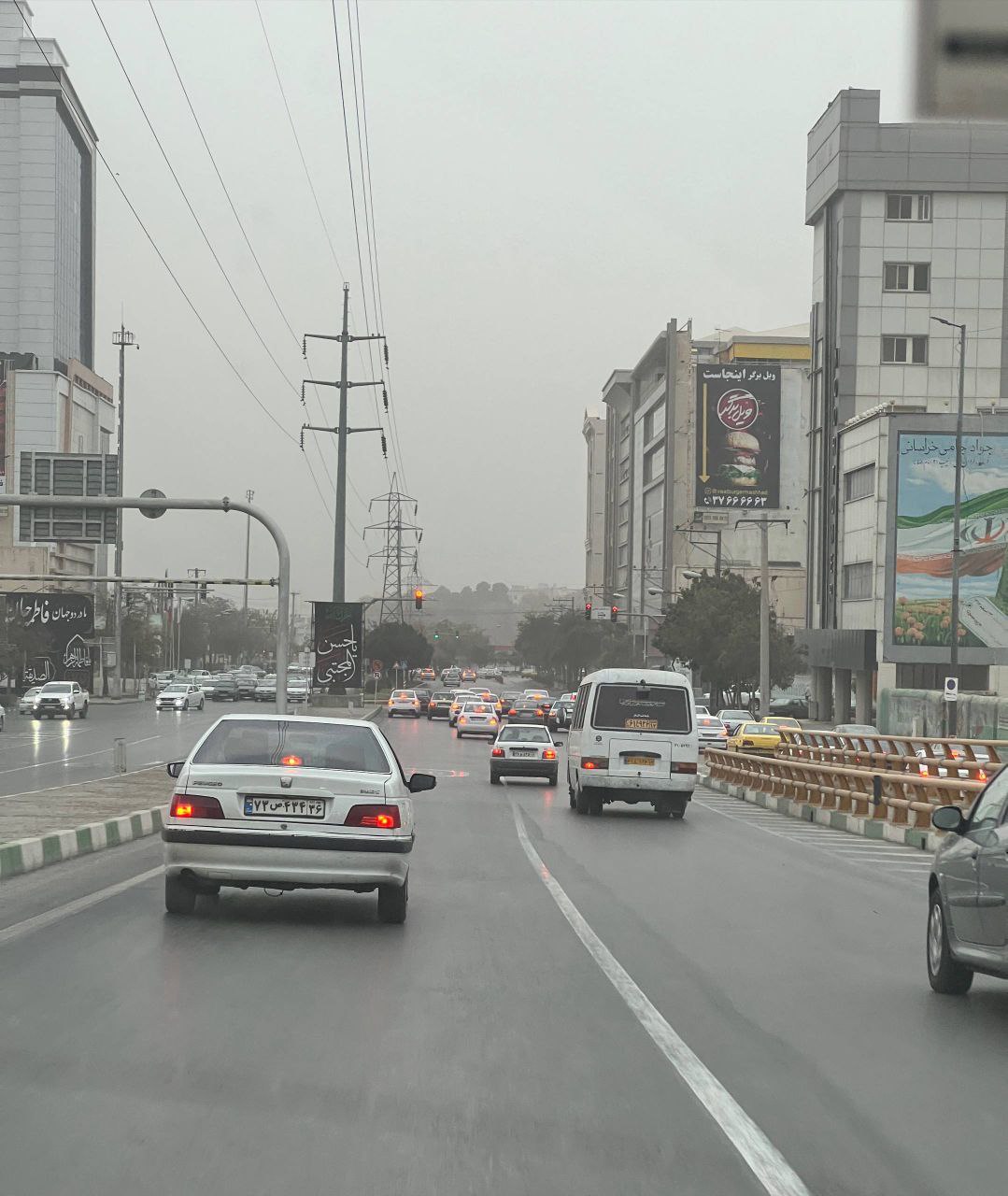 عکس/ تصاویری از آلودگی هوای امروز مشهد 