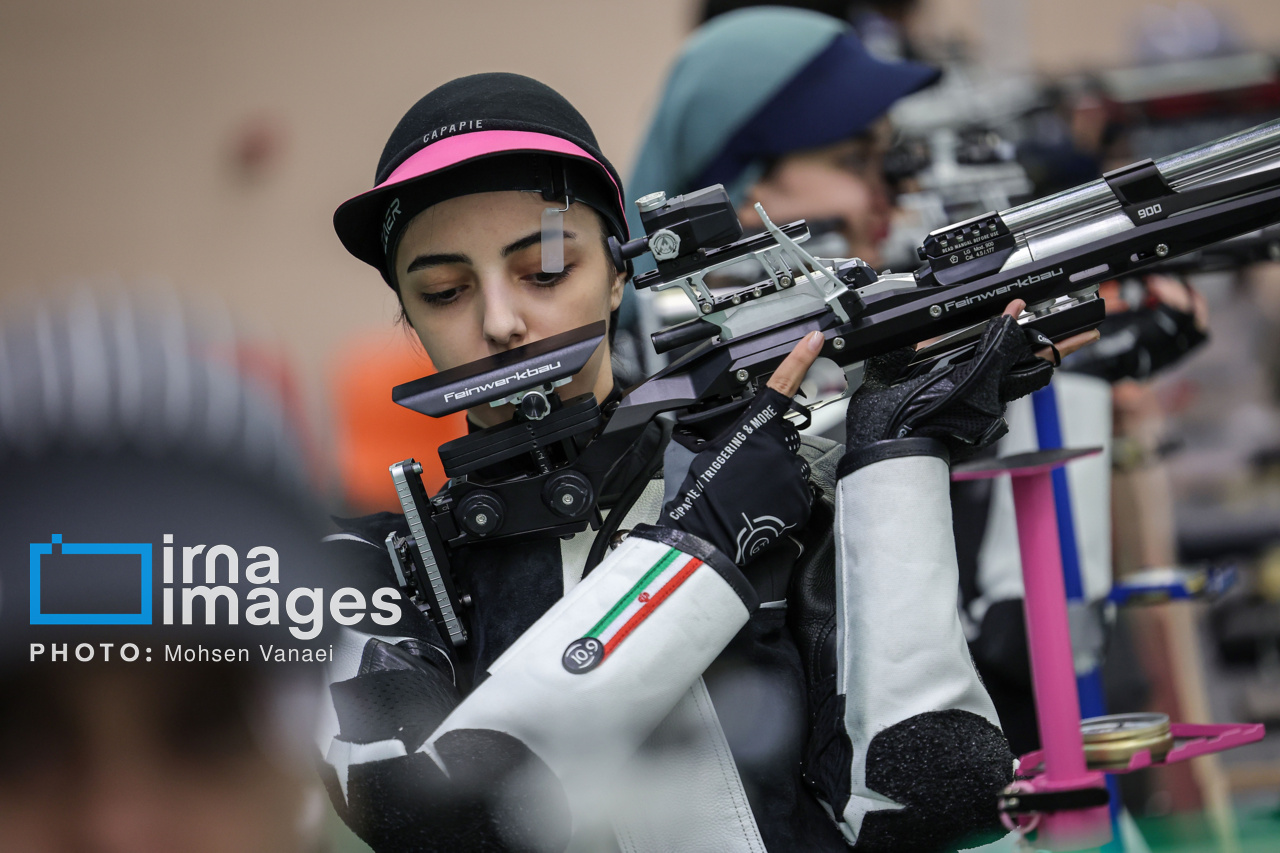 تمرین تیم ملی تیراندازی با تفنگ در مصر