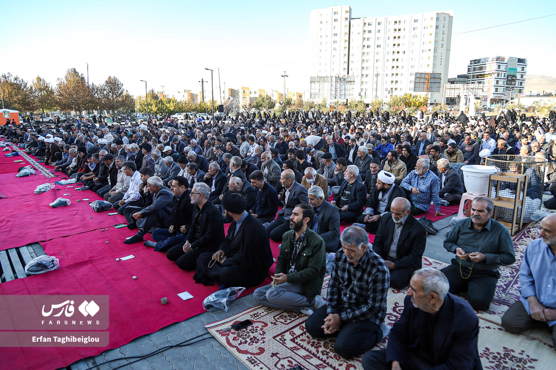عکس/اقامه نماز طلب باران در زنجان