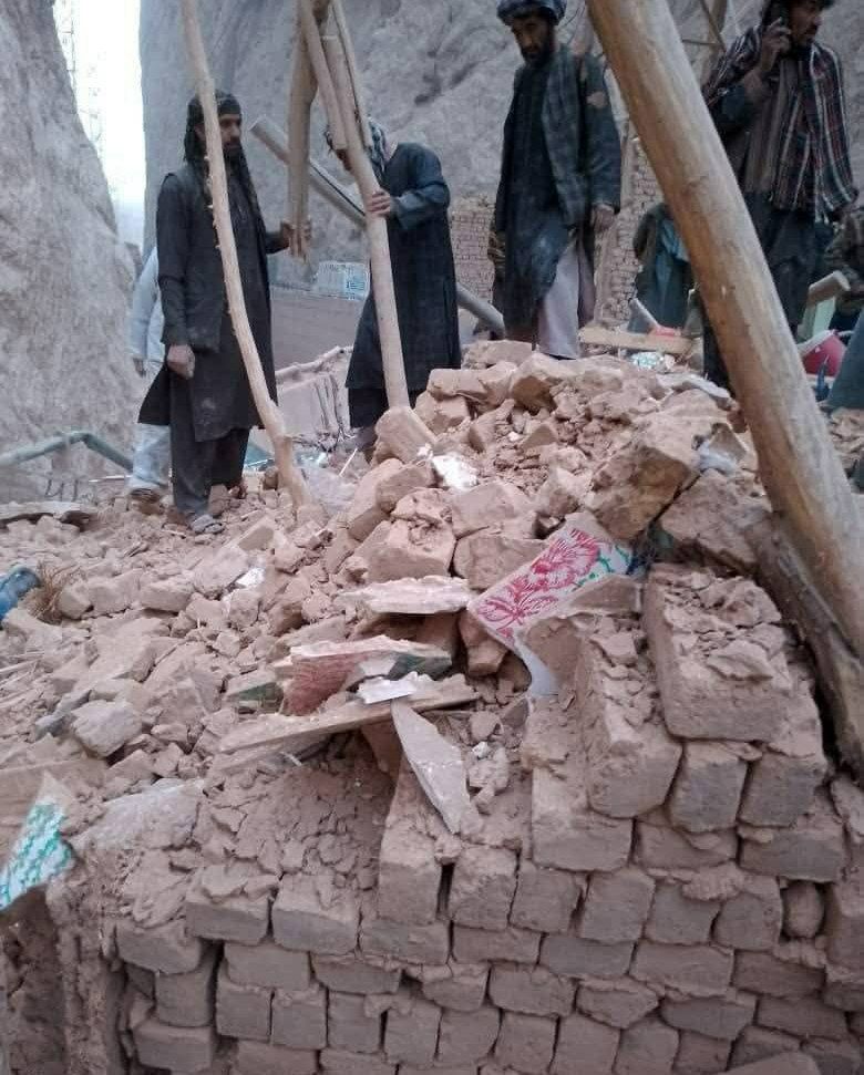 عکس/ خسارات ناشی از زلزله 6.2 ریشتری دیشب در افغانستان