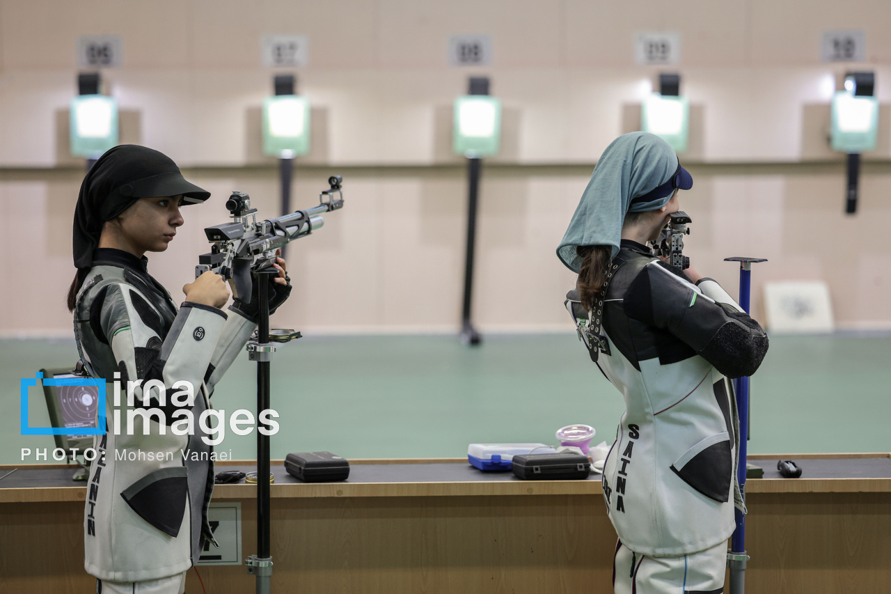 تمرین تیم ملی تیراندازی با تفنگ در مصر