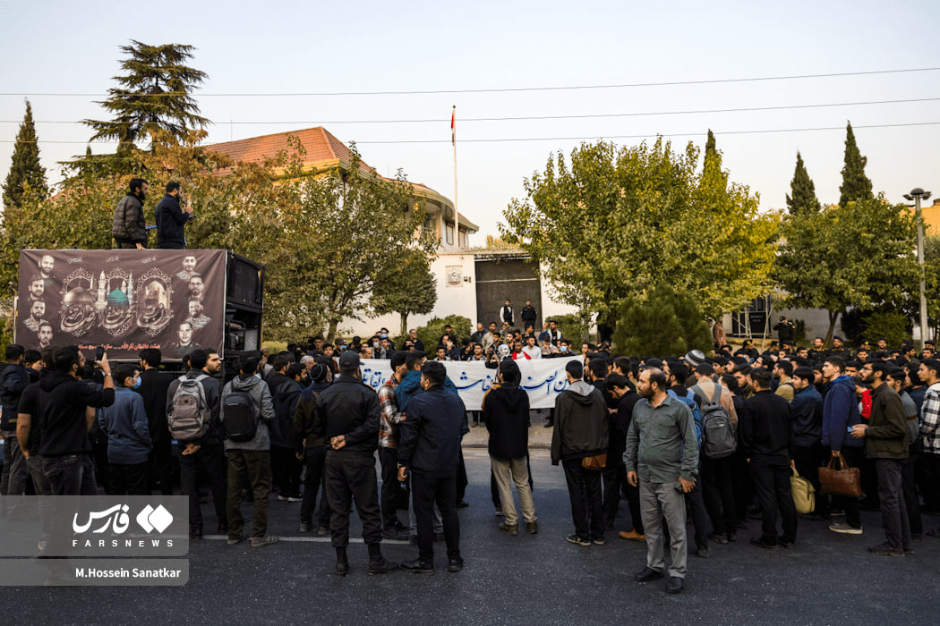 تجمع مردی دانشجویی بوی خون غزه تاسودان