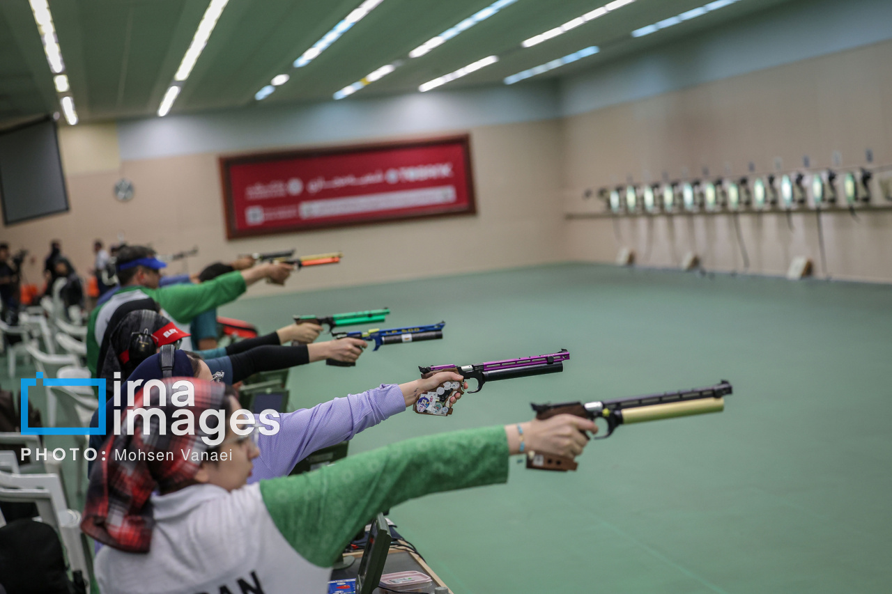 تمرین تیم ملی تیراندازی با تفنگ در مصر