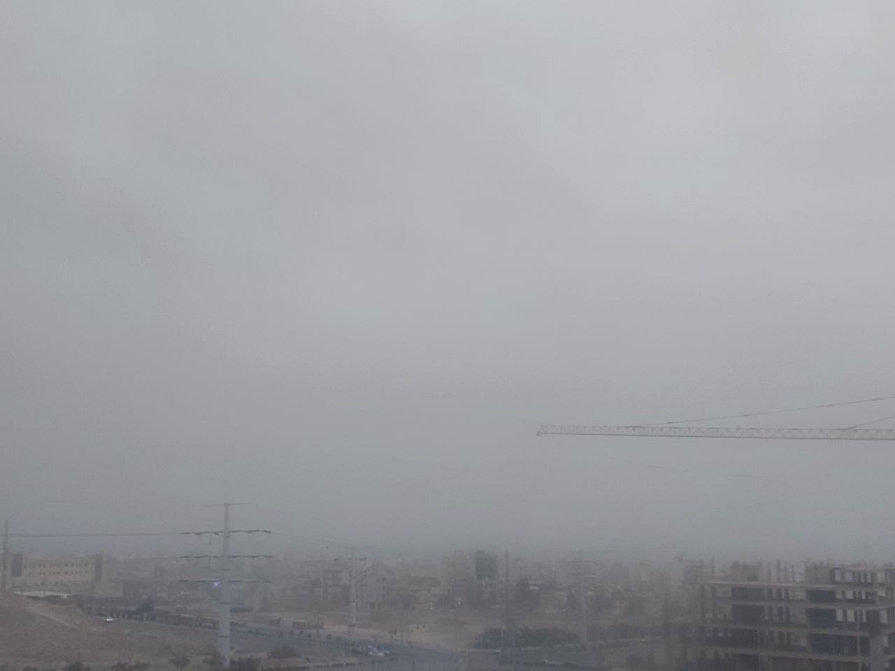 عکس/ تصاویری از آلودگی هوای امروز مشهد 