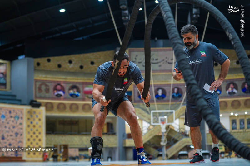  تمرینات تیم ملی کشتی آزاد بزرگسالان
