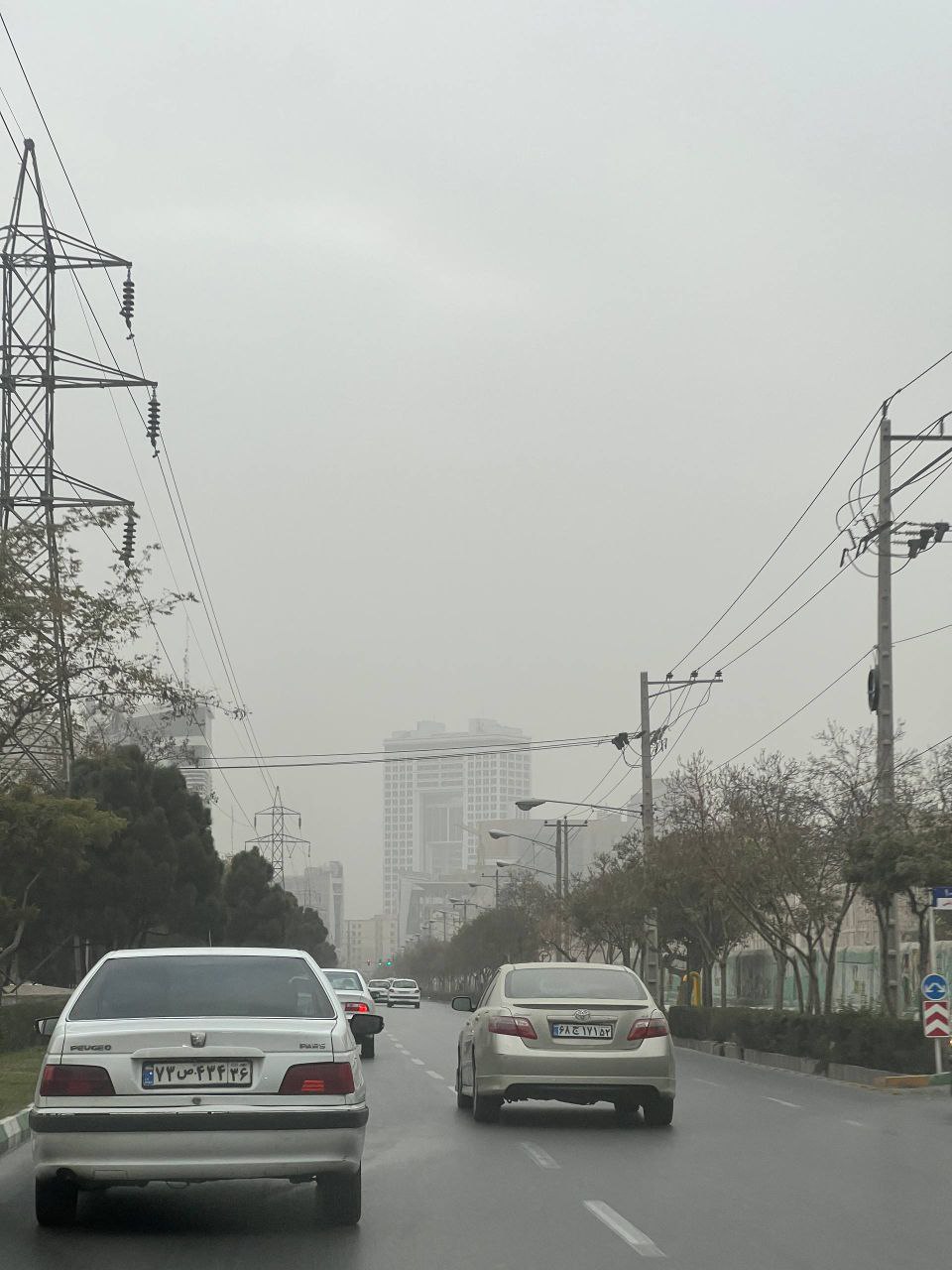 عکس/ تصاویری از آلودگی هوای امروز مشهد 