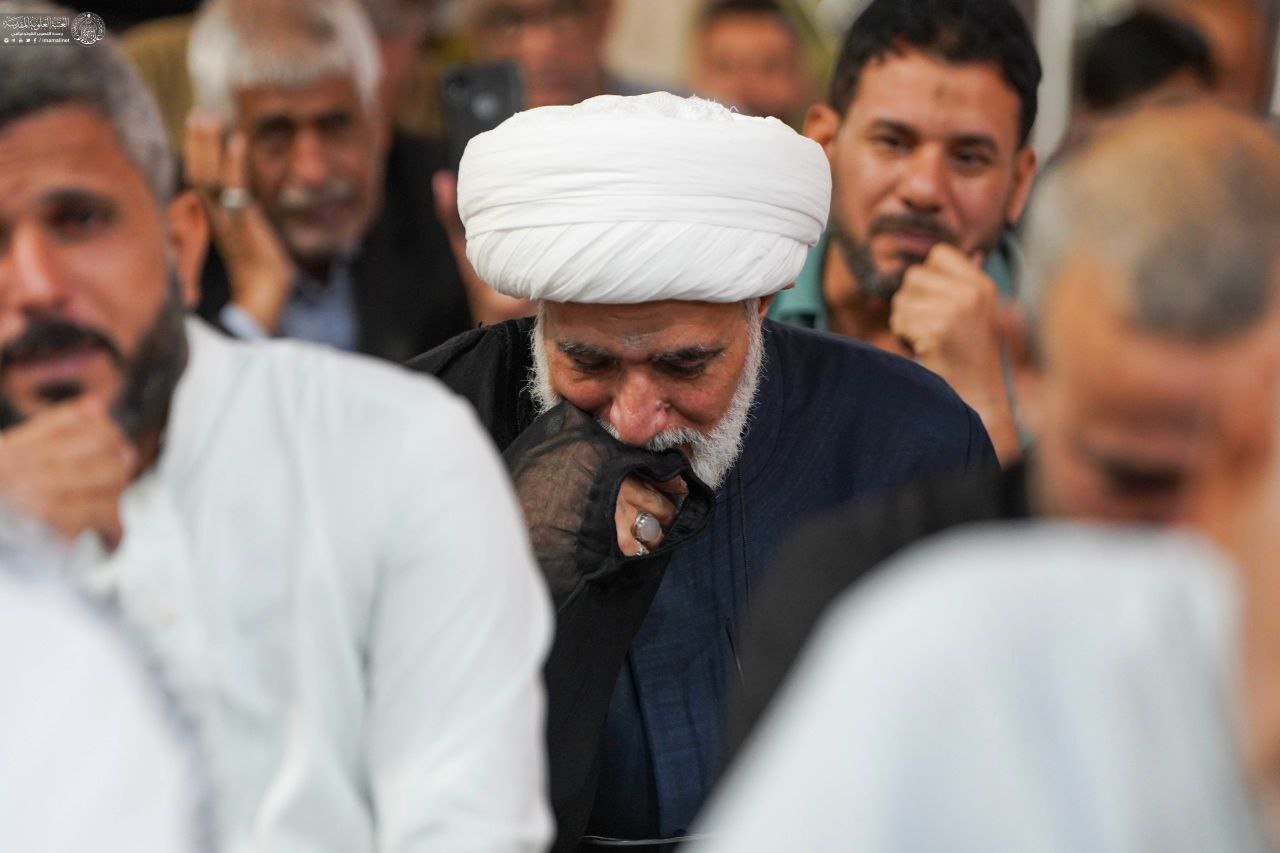 برگزاری مراسم عزاداری شهادت بانوی دو عالم در صحن حرم مطهر علوی