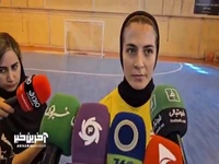 فاطمه رحمتی بازیکن تیم ملی فوتسال: دو تا بازی تدارکاتی با روسیه داشتیم که به ما کمک بزرگی کرد 