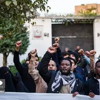 تجمع مردی دانشجویی بوی خون غزه تاسودان