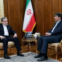 طالبی و عراقچی برای توسعه مبادلات بین المللی استان کرمان دیدار کردند