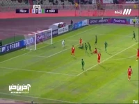 گل دوم تراکتور توسط هاشم‌نژاد که به دلیل خطای آفساید مردود اعلام شد