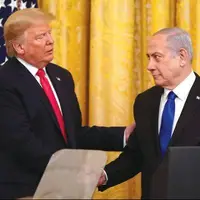 ترامپ: نتانیاهو را متقاعد میکنم کشور فلسطین را به رسمیت بشناسد