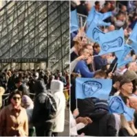 دستگیری یکی از سارقان موزه لوور هنگام تماشای فوتبال