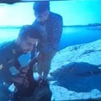 نجات جان دختر جوان در دریاچه شورابیل توسط پلیس اردبیل