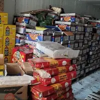 هفت تُن مواد غذایی غیرقابل مصرف در میاندوآب کشف شد