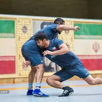  تمرینات تیم ملی کشتی آزاد بزرگسالان