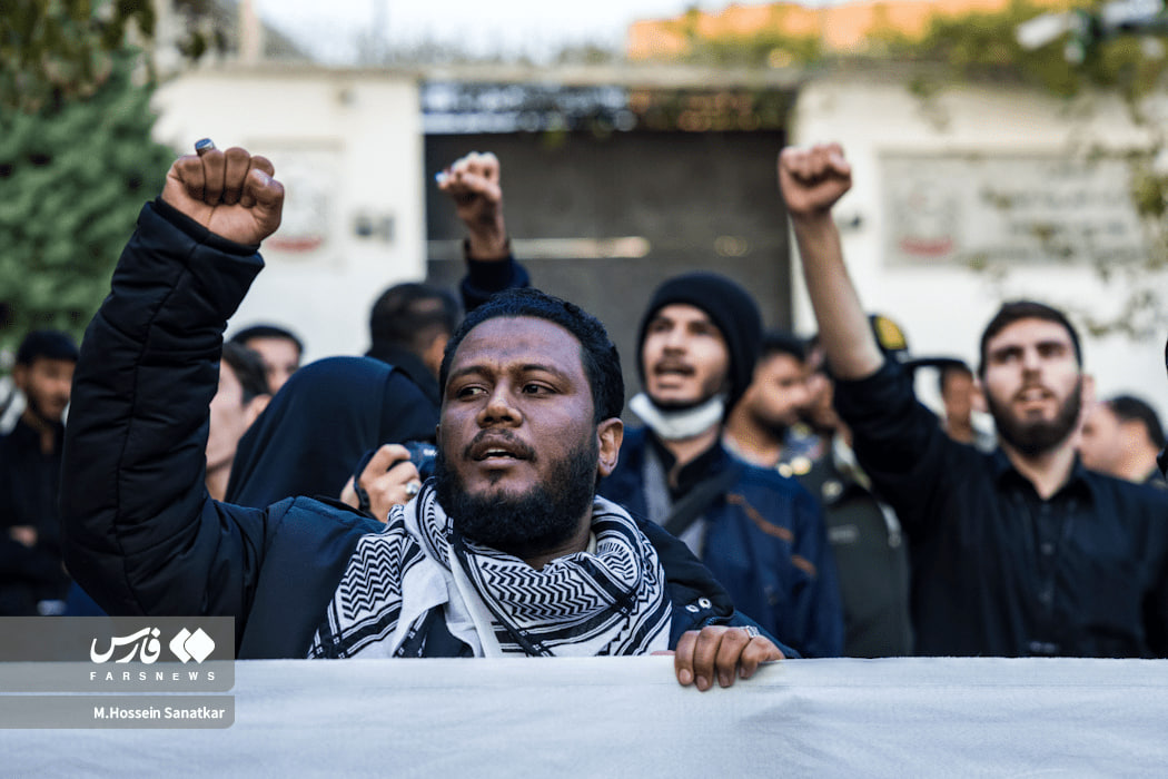 تجمع مردی دانشجویی بوی خون غزه تاسودان