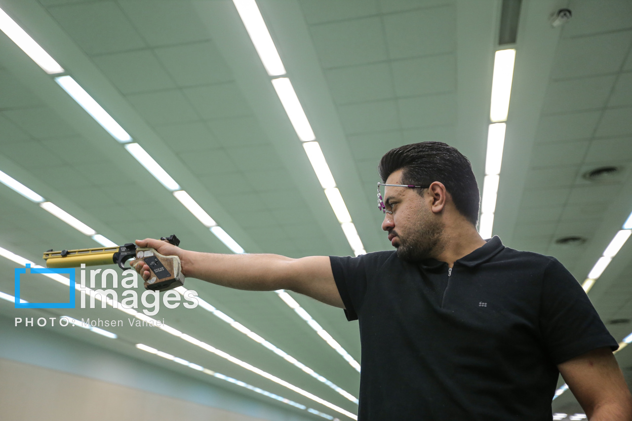 تمرین تیم ملی تیراندازی با تفنگ در مصر