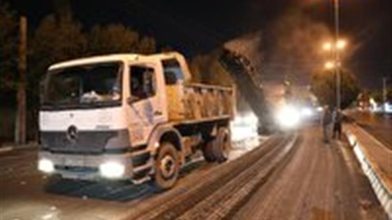 تعویض ۱۷ هزار مترمربع از آسفالت بلوار امام جعفر صادق