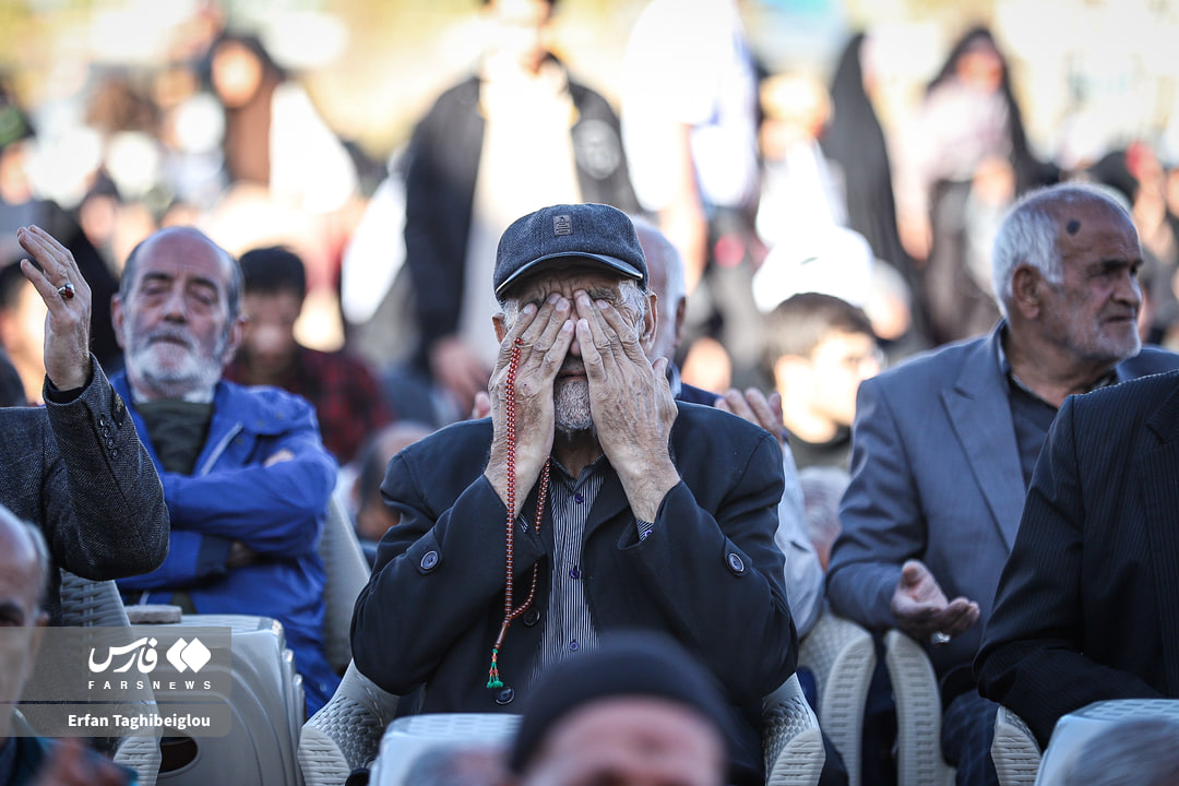 عکس/اقامه نماز طلب باران در زنجان