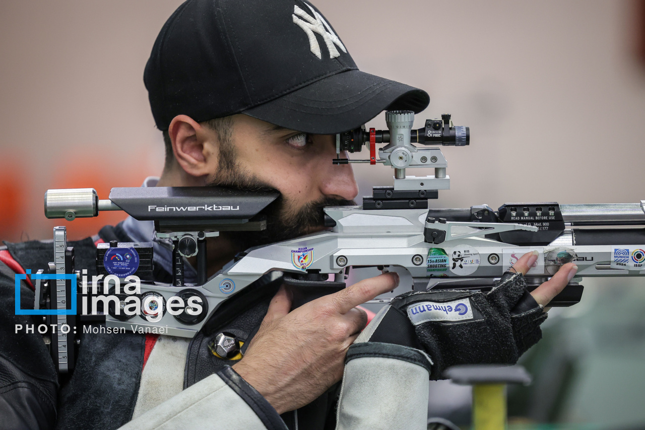 تمرین تیم ملی تیراندازی با تفنگ در مصر