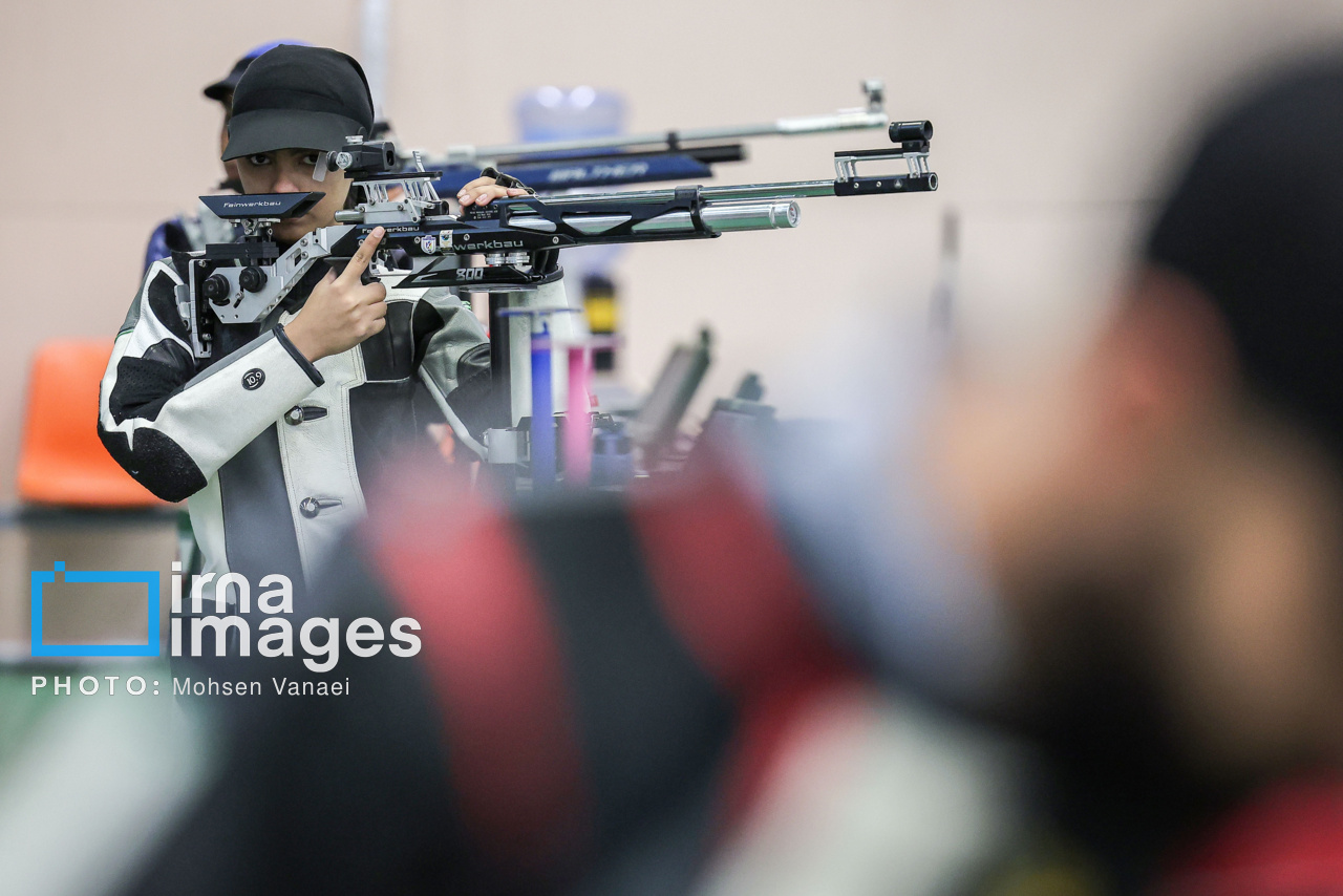 تمرین تیم ملی تیراندازی با تفنگ در مصر