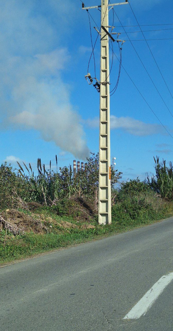 وضعیت بسیار آلاینده نیروگاه نکا