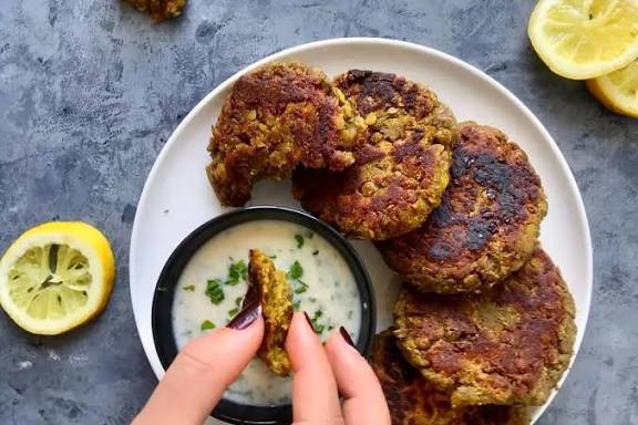 کتلت عدس ساده و مقوی