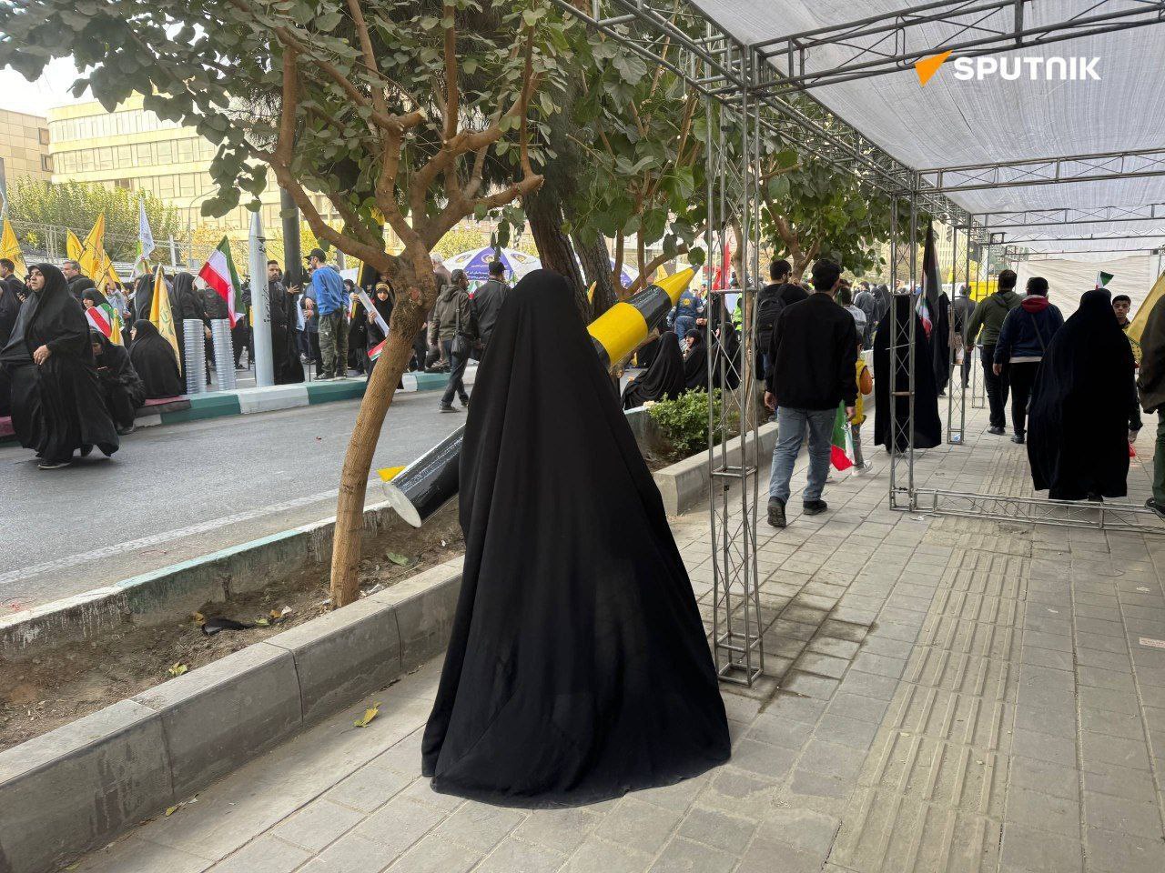 عکس/تصاویر خبرگزاری اسپوتنیک روسیه از راهپیمایی امروز در تهران