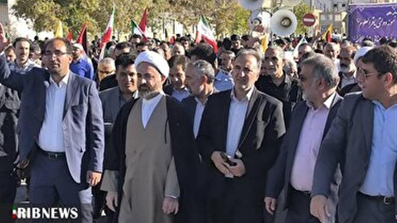 ایلام در ۱۳ آبان فریاد استکبارستیزی سر داد