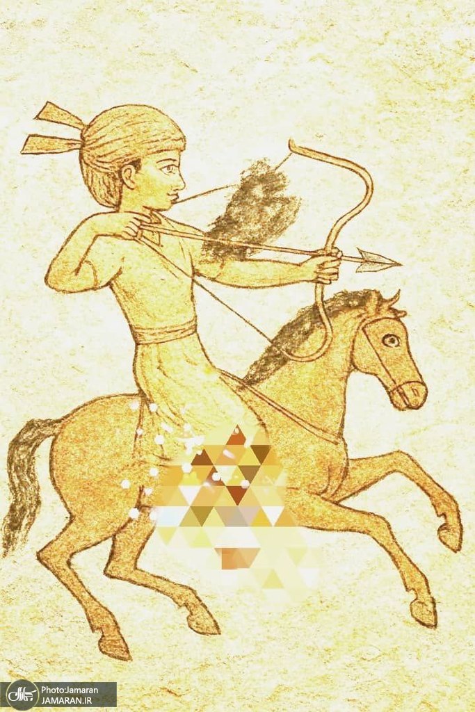 کشف نگاره باستانی کماندار ساسانی در مرودشت